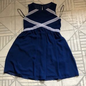 Girls formal above knee length dress